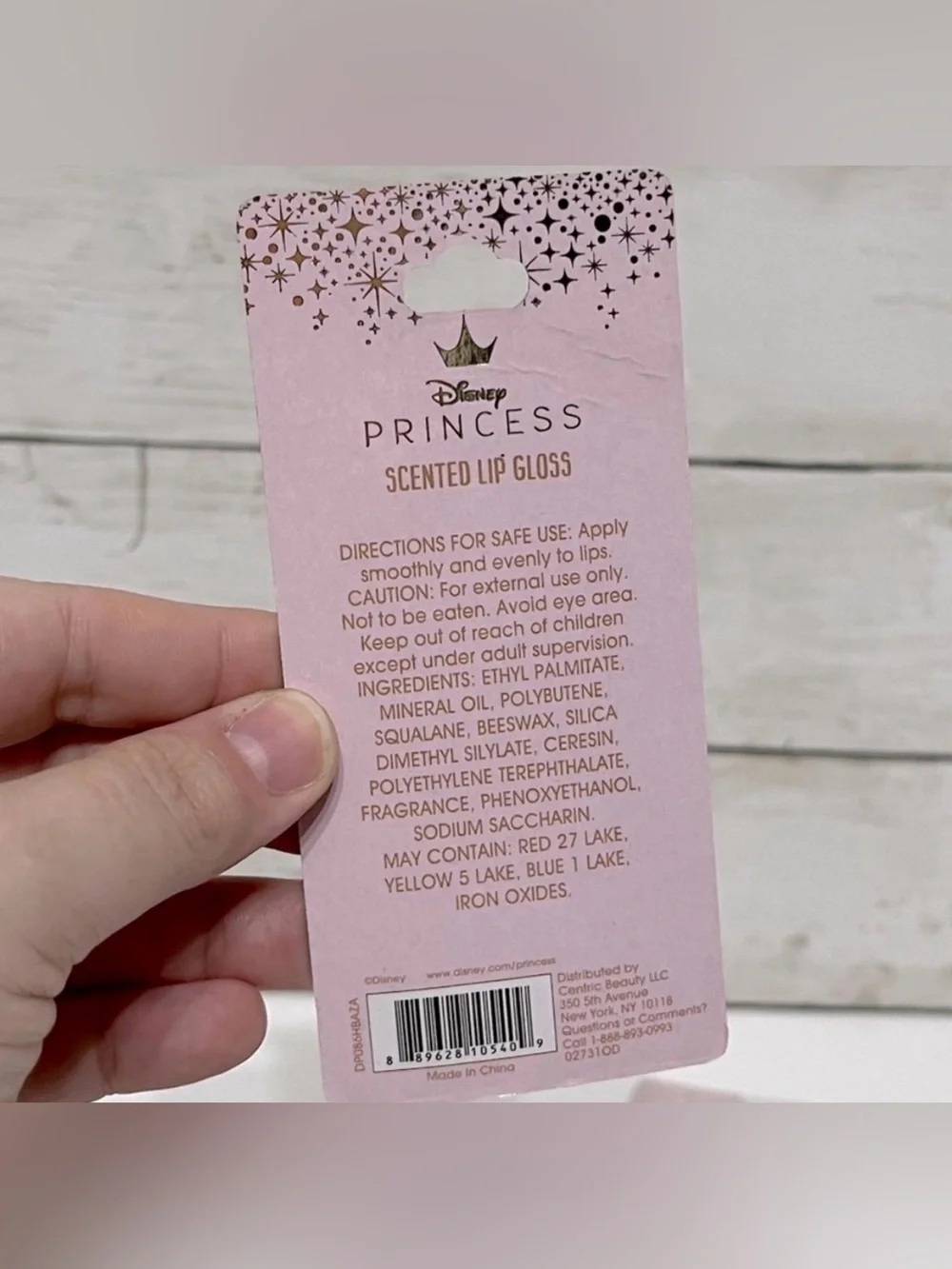 NEW Disney’s Cinderella Scented Lip Gloss Berry